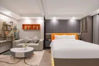 TULIP LODJ t Hotel (Wuhan Fanhai CBD Hankou Railway Station Branch) - مطابخ