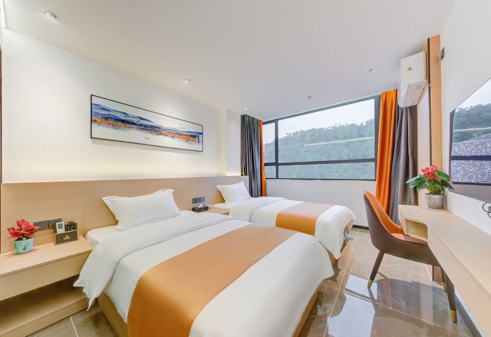 주하이 청통 호텔의 객실 내부