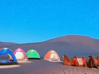 敦煌北极星国际沙漠露营基地 - 单人沙漠露营帐篷房（公共卫浴）