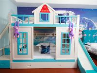 广州港湾服务式公寓 - 蓝色梦幻城堡三床房