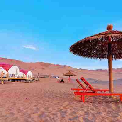 敦煌鳴沙山沙漠露營越野基地 Hotel Exterior