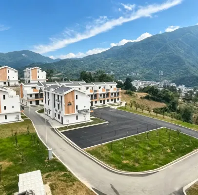 Pingwu Minshan Wangfu Serviced Apartment - ห้องครัว