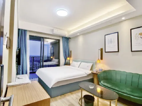 Xinhui Qiyue Loft Apartment 소조천당(샤오냐오톈탕) 주변 호텔