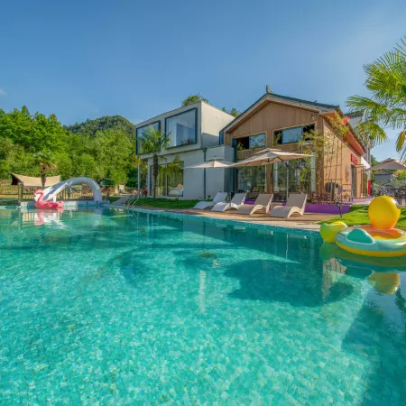 Half acre Terraced Fields · Terra Wilderness Starry Sky Pool · Vacation Designer Meisu