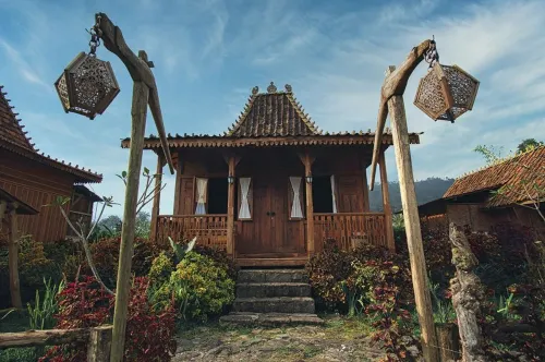 Singgasana Villas & Resto Hotel di Kertek