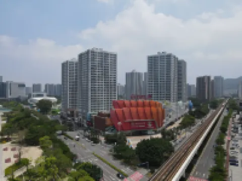 Modern Space Hotel Nansha Wanda Plaza Line4 STN Hotels near Jiaomen Park