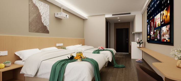 Longkou Chenlan Apartment (Poly Plaza Longfor Paradise Walk) Hotéis em Longkou
