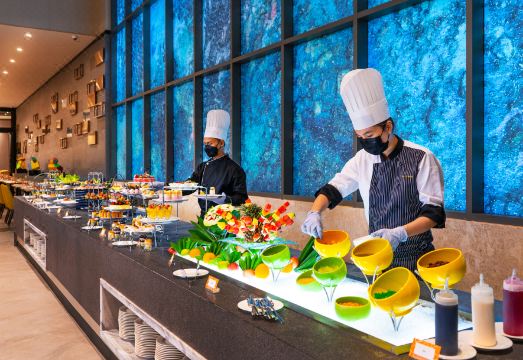 호텔 피트니스룸 내부