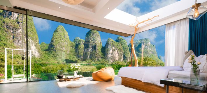 Yangshuo Yulong Zuo'an Hotel (Yulong River Shili Gallery Branch) Отели в г. Яншуо