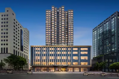 Shanghai Putuo Town Pinglu Subway Station Residence Hotel Hotele w: Changfeng Park Area