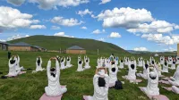 The hotel of the Ulan Buh Chang's resettlement settlement - Gym