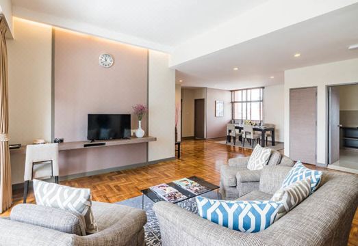 아속 레지던스 침실