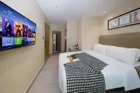 美夜嘉豪飯店（廣州江南西地鐵站富力海珠城店） 寶崗體育場附近的飯店