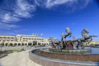 Xingyu Tangsuge Desert Hot Spring Hotel Hôtels à : Bannière avant d'Otog