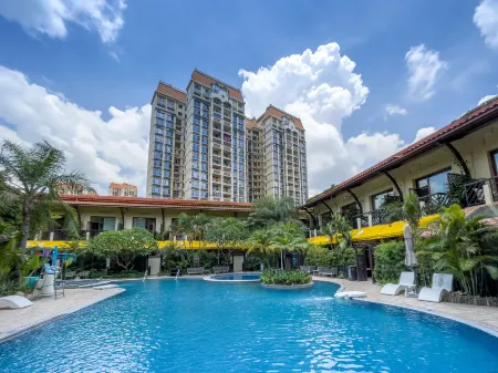 Heyuan Hakka world, Lianan, kangman hot spring Отели рядом с достопримечательностью «First High-Altitude Fountain in Asia»