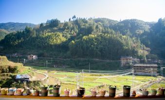 A cloud home stay in zhaoxing dong village