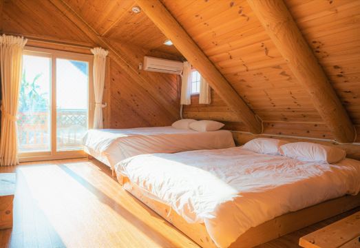 중문통나무펜션&리조트 외부 전경