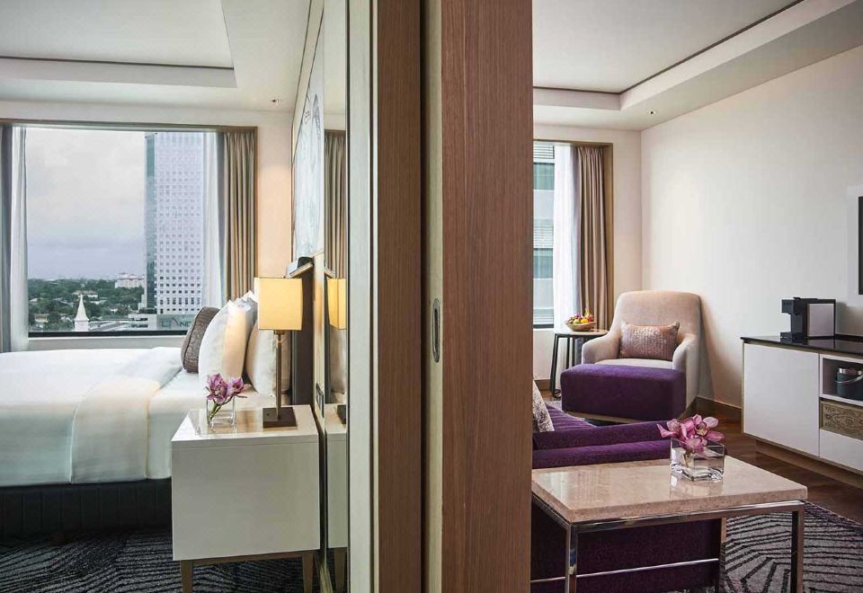 아마리 조호르 바루 객실 창밖으로 보이는 도시 전망