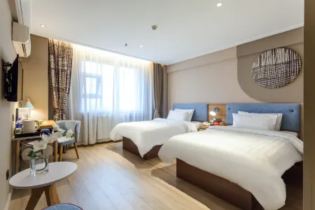 Homeinn Hotel (Taiyuan Xinjian Road Wanda Plaza Longtan Park) Отели рядом с достопримечательностью «Duofu Temple»