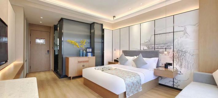 Eryu Xiaozhu Hotel (Tianfu International Airport, Chengdu) Hotéis em Jianyang