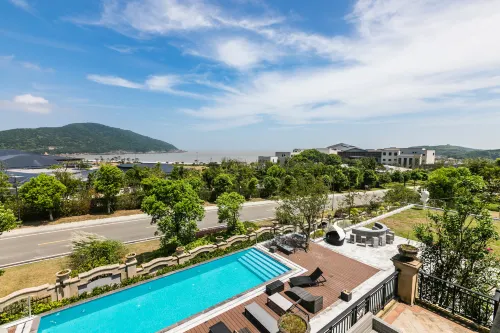 Zhoushan Zhujiajian Healray Dolice Resort - مطابخ