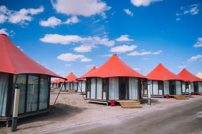 Wusute Overwater Yardangs Dreamy Starry Sky Wilderness Luxury Resort Hotels in Da Qaidam