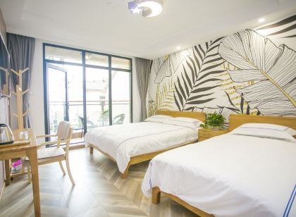 舟山嵊泗東海漁村海港小屋