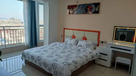 Lanmei Apartment Отели рядом со станцией Junan Railway Station