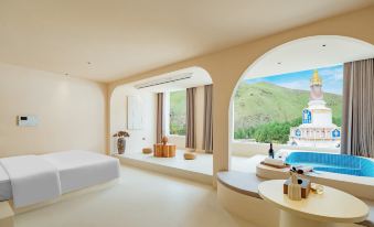 Tibetan heart and view resort private soup light luxury hotel