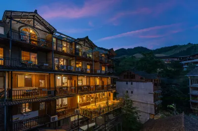 竜勝麗如山荘 龍脊棚田風景名勝区-平安寨棚田周辺のホテル