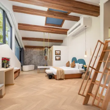 花築奢·暖木 | 親子萌寵·觀景智能度假美宿（黃山湯口南大門店） 翡翠谷附近的飯店