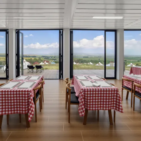 Modenge | Volcano Grassland · Hillside Scenic View | Modern Go Luxury Wilderness Hotel
