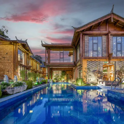 Ansu ·Water Woodden Holiday Courtyard Hoteles cerca de Jiuding Long Pond