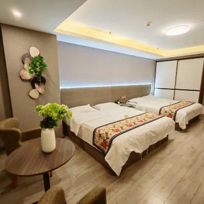 Dandong Xiyue Hotel Apartment (Tianci Future City Shop) - 주방