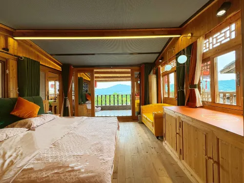 松韓屋民宿（四坪古村店） - 山景