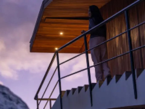 于山YUSA雨崩雪景飯店 雨崩神瀑附近的飯店