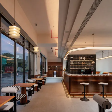 Yuejin Rezen Hotel Apartment‌ Zhuhai International Convention and Exhibition Center Отели рядом с достопримечательностью «Мир без динамики Star Chita»