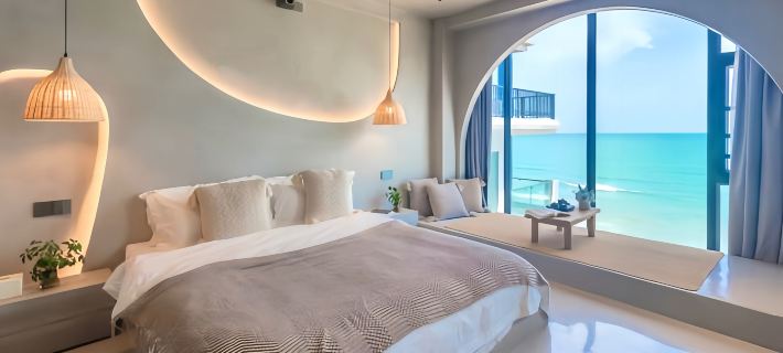 Tongyu Tauriel Scenic Apartment (Hailing Island Dajiao Bay) 양장 호텔