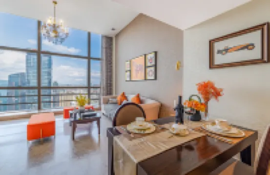 กว่างโจว แกรนด์ วิว โกลเด้น พาเลซ อพาร์ตเมนต์ (ฟรี ชัทเทิล ดิวริ่ง กวางเจา แฟร์)