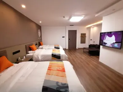 Shell Hotel (Yantai Penglai Airport Store) فنادق في يانتاى