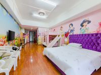广州润家服务式公寓 - 粉红公主城堡主题三床房
