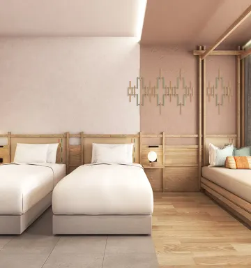 ห้องดีลักซ์ เตียงแฝด