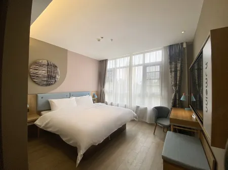 Homeinn Hotel · neo (Suqian Shuyang Subai Trade City Wuyue Plaza) Отели рядом с достопримечательностью «Nanhu Park»