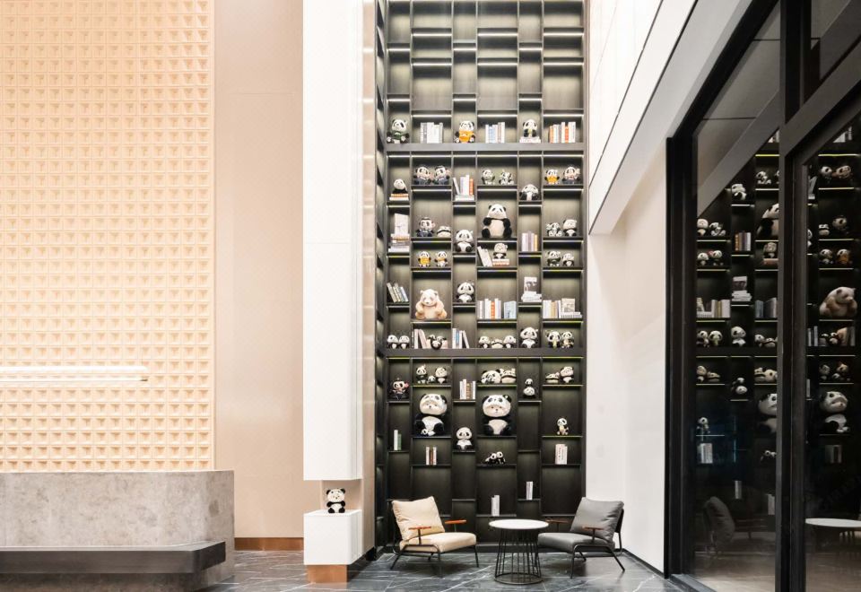 [톈진 인터내셔널 호텔의 로비 또는 식사 공간 이미지]