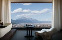 The luxury resort hotel