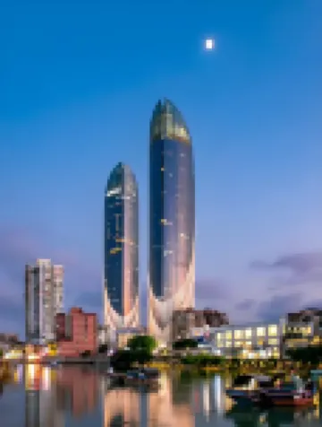 Xiaoshe Huiting · Qingsu Seaview Design Guesthouse (Twin Towers) Hotel dekat Jembatan Yanwu