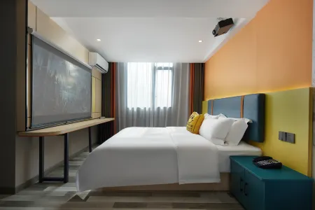 Uqu Aiqi Hotel (Chengdu Shuangliu International Airport store) Отели рядом с достопримечательностью «Chengdu Wuhou Jinhuaqiao Residential District Jinfeng Community Cultural Center»