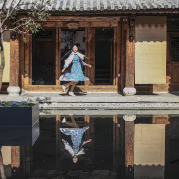 大理喜洲甲科第古宅文化民宿 喜洲鎮周辺のホテル