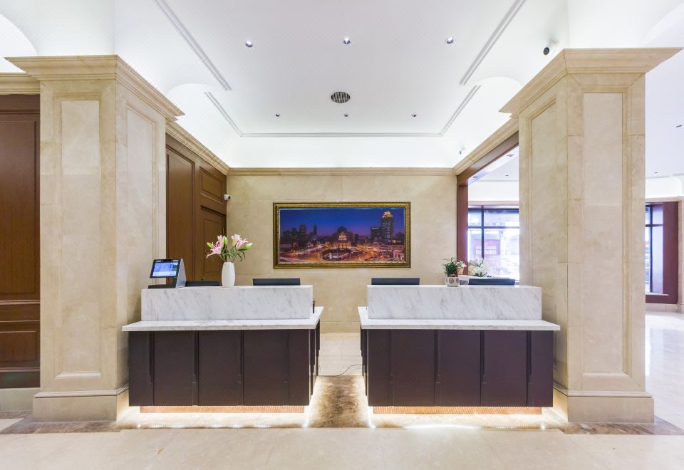 Tianjin First Hotel 고풍스러운 내부 복도 복고풍 인테리어