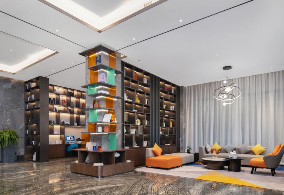 Tai'an Taishan Tianwaicun Hampton by Hilton Hotel의 깔끔한 객실